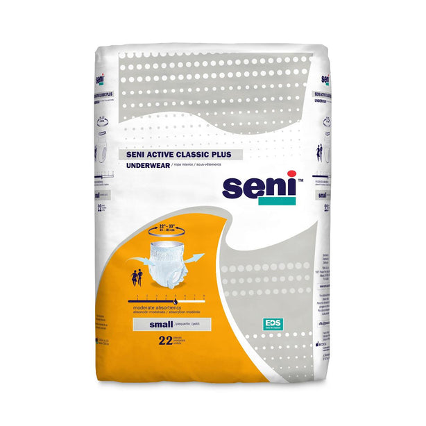 Seni Active Classic Plus Underwear - S-SM22-AC2 - 88 Each - MDL-SSM22AC2
