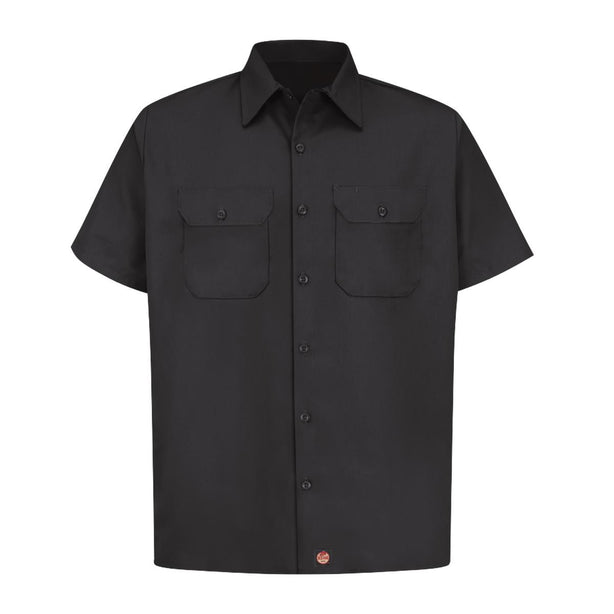 VF WORKWEAR-DIV/VF IMAGEWEAR (W) Sleeve Shirt Unisex Short-Sleeve Utility Work Short, Black, Size S - ST62BKS - 1 Each