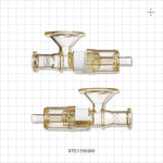 Steam-Thru Connector, Barbed - 0.5 inch/0.75 inch Mini x 1 inch/1.5 inch Standard x Fits 3/8 inch ID Tubing (0.375 inch x 9.53 mm) - STC1700300
