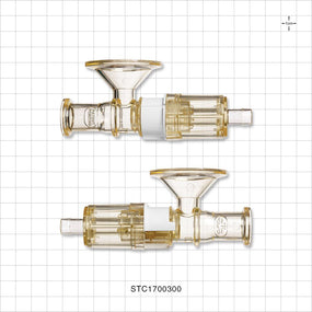 Steam-Thru Connector, Barbed - 0.5 inch/0.75 inch Mini x 1 inch/1.5 inch Standard x Fits 3/8 inch ID Tubing (0.375 inch x 9.53 mm) - STC1700300