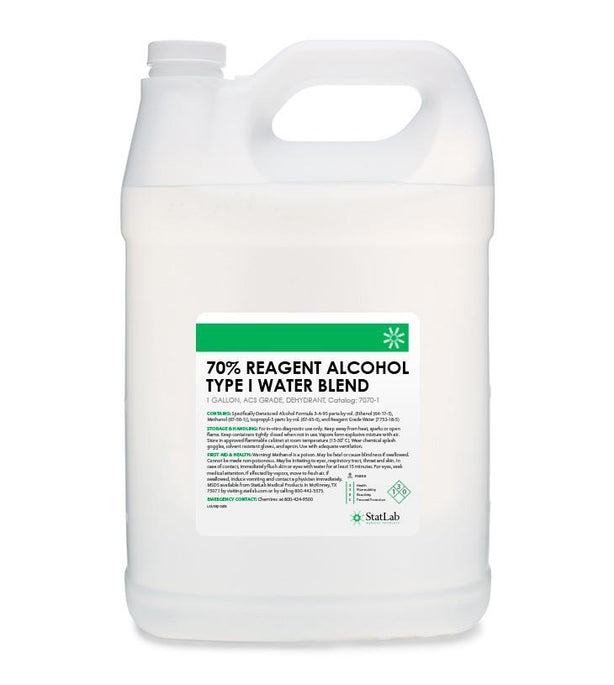 Statlab Medical Products Inc Reagent Alcohol 70% With Type 1 Water 7070-1 4.0 Each-MDL-STLB70701