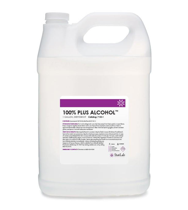 Statlab Medical Products Inc 100% Plus Alcohol 7100-1 - 4.0 Each - MDL-STLB71001