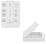STATLAB MEDICAL PRODUCTS INC Hinged Lid Front Tab Biopsy Cassettes BC700 500 Each - MDL-STLBBC700