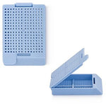 STATLAB MEDICAL PRODUCTS INC Hinged Lid Front Tab Biopsy Cassettes BC701 500 Each - MDL-STLBBC701