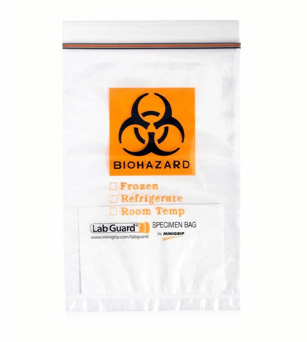 Statlab Medical Products Inc Specimen Transport Bags w/Absorbent Sheet BGT0609/WP - 1000.0 Each - MDL-STLBBGT0609WP