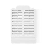 STATLAB MEDICAL PRODUCTS INC Rear Tab Histo Embedding Cassette with Lid EC300 1500 Each - MDL-STLBEC300
