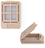 Statlab Medical BioMesh Hinged-Lid HistoScreen Biopsy Cassette with Lid, Tan - HS-505 - 250 Each