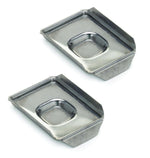 Statlab Medical Metal Base Mold, Stainless Steel, 30 x 24 x 5 mm - MBM3024 - 12 Each