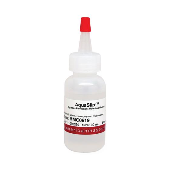 Statlab Medical AquaSlip Mount Mounting Medium, Aqualsip, Aqueous, 30ML - MMC0619 - 1 Each