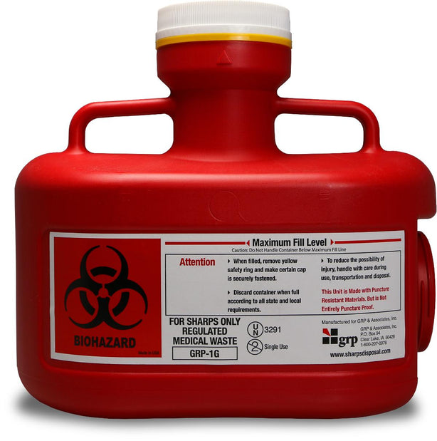 Non Mail Back Sharps Containers - SHRP-1GAL - 1 Each - MDL-STLBSHRP1GAL