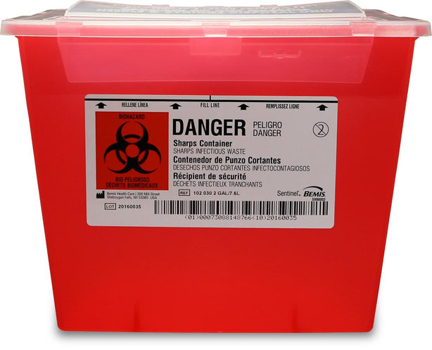 Non Mail Back Sharps Containers - SHRP-2GAL - 1 Each - MDL-STLBSHRP2GAL