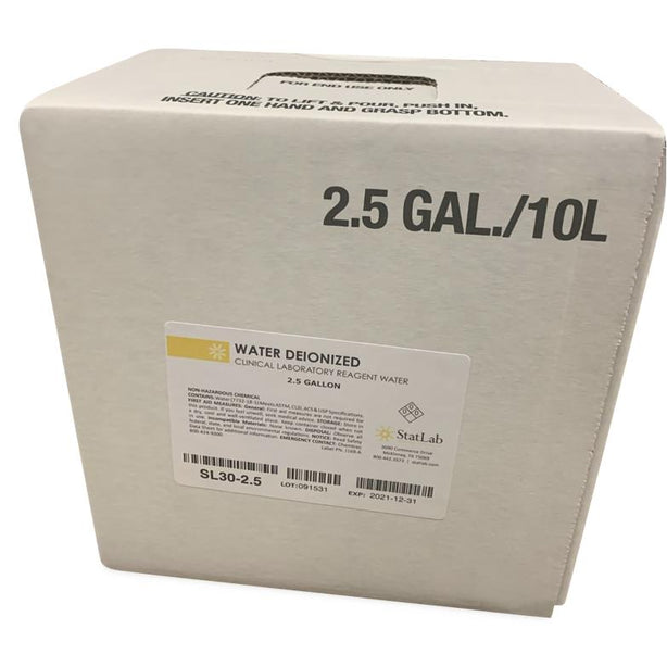 StatLab Reagent Grade Deionized Water - SL30-2.5 - 1 Each - MDL-STLBSL3025