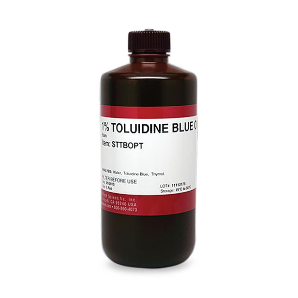 Statlab Medical 1% Toluidine Blue O Stain, 1 Pint - STTBOPT - 1 Each