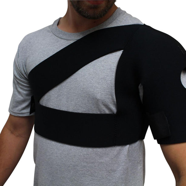 Scott Specialties Inc Neoprene Shoulder Supports 2811 BLA LG 1.0 Each-MDL-STS2811LG