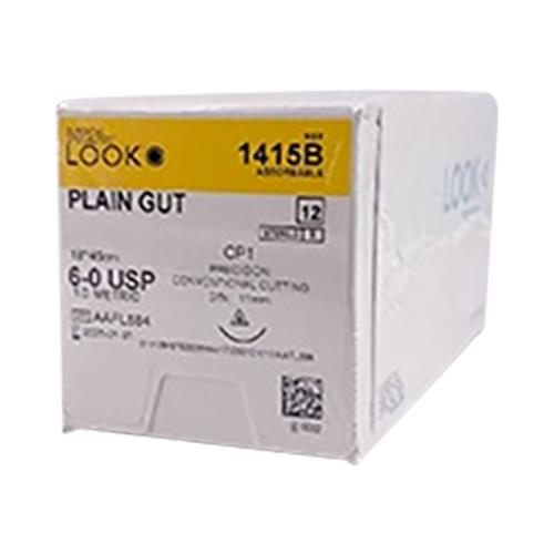 Surgical Specialties Conventional Cutting Plain Gut Sutures 1415B - 12.0 Each - MDL-SUS1415B