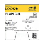 Surgical Specialties Reverse Cutting Plain Gut Sutures 521B - 12.0 Each - MDL-SUS521B