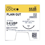 Surgical Specialties Reverse Cutting Plain Gut Sutures 553B - 12.0 Each - MDL-SUS553B