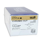 Surgical Specialties Reverse Cutting Reverse-Cutting Chromic Gut Suture, 18" C17 3/8, 5-0 - 563B - 12 Each