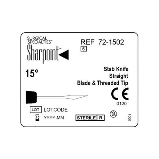 Surgical Specialties Tips for Stab Knives 72-1502 - 6.0 Each