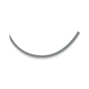 Surgical Specialties PTFE Suture, White, 3-0, 45 cm, 3/8" Circle - 817B - 12 Each