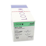 SURGICAL SPECIALTIES Reverse Cutting Black Nylon Monofilament Sutures 928B 12 Each - MDL-SUS928B