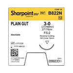 Surgical Specialties Reverse Cutting Plain Gut Sutures B822N - 12.0 Each - MDL-SUSB822N