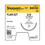 Absorbable Undyed Reverse Cut Plain Gut Suture - B853N - 12 Each - MDL-SUSB853N