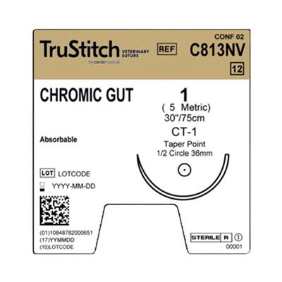Surgical Specialties Surgical Specialties Chromic Gut Sutures C813NV - 12.0 Each - MDL-SUSC813NV