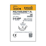 Surgical Specialties Polyviolene Green Braided Sutures EX523D 36.0 Each-MDL-SUSEX523D