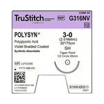 Surgical Specialties Violet Braided Absorbable Suture G316NV - 12.0 Each - MDL-SUSG316NV
