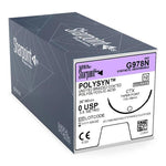 Surgical Specialties Undyed Braided Polyglycolic Acid Suture, Ctx, 0, 36" - G978N - 12 Each