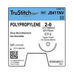 SURGICAL SPECIALTIES Blue Monofilament Polypropylene Sutures J8411NV 12 Each-MDL-SUSJ8411NV