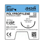 Non Absorbable BlueTaper Cutting Needle Suture - J8424N - 12 Each - MDL-SUSJ8424N