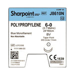 SURGICAL SPECIALTIES Blue Monofilament Polypropylene Sutures J8610N 12 Each-MDL-SUSJ8610N