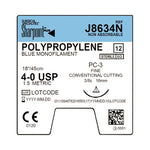 Surgical Specialties Polypropylene Monofilament Sutures J8634N - 12.0 Each - MDL-SUSJ8634N