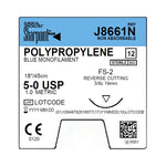 Surgical Specialties Polypropylene Monofilament Sutures J8661N - 12.0 Each - MDL-SUSJ8661N