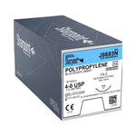 SURGICAL SPECIALTIES Monofilament Trustitch Veterinary Suture, Polypropylene 4-0 Blue 18", FS-2 Reverse Cutting, 19 mm, 3/8" Circle - J8683NV - 12 Each