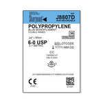 SURGICAL SPECIALTIES Monofilament Sharpoint Plus Polypropylene Suture, 6-0 Blue 1 x 24" BV-1 Double Armed - J8807D - 36 Each