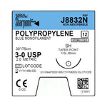 SURGICAL SPECIALTIES Blue Monofilament Polypropylene Sutures J8832N 12 Each-MDL-SUSJ8832N