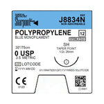 SURGICAL SPECIALTIES Monofilament Sharpoint Plus Suture, Polypropylene 0 Blue 1x30" SH - J8834N - 12 Each