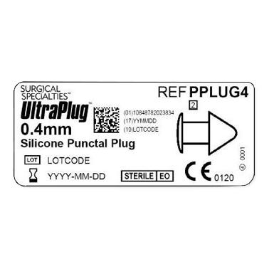 Surgical Specialties UltraPlug Silicone Punctal Plugs PPLUG4 2.0 Each-MDL-SUSPPLUG4