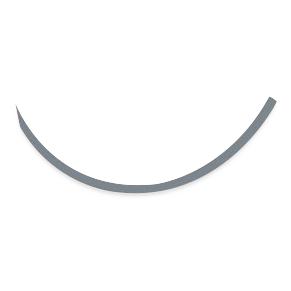 Surgical Specialties Monofilament Pdo Violet Absorbable Suture with 19 mm 3/8 Circle Reverse Cutting FS-2 Needle, 70 cm Long, Size 3-0 - R423N - 12 Each