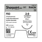 Surgical Specialties PDO Reverse Cutting Suture R443N - 12.0 Each - MDL-SUSR443N