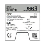 SURGICAL SPECIALTIES PDO Polydioxanone Violet Monofilament Sutures R493N 12 Each-MDL-SUSR493N