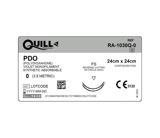 Surgical Specialties PDO Diamond Point Absorbable Sutures RA-1030Q - 12.0 Each - MDL-SUSRA1030Q