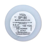 Surgical Specialties NonAb Braided Suture Nylon Black Mono Spool 5/0 100-yds. - SP185 - 1 Each