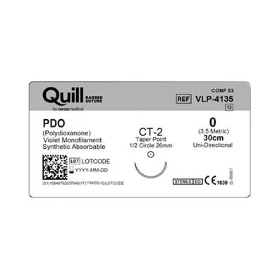 Surgical Specialties PDO Taper Point Absorbable Sutures VLP-4135 - 12.0 Each - MDL-SUSVLP4135