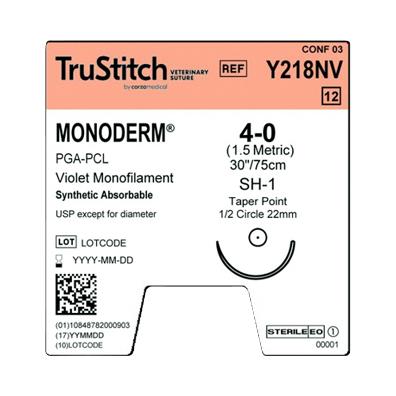 Surgical Specialties Monoderm Taper Point Suture Y218NV - 12.0 Each - MDL-SUSY218NV