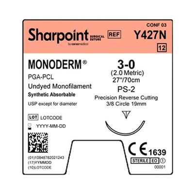 Surgical Specialties Sharpoint Monoderm Sutures Y427N - 12.0 Each