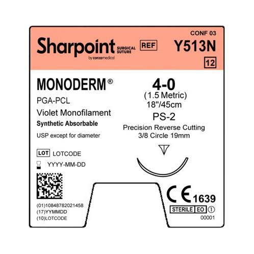 Surgical Specialties Violet Braided Polyglycolic Acid Suture - SUSY513N